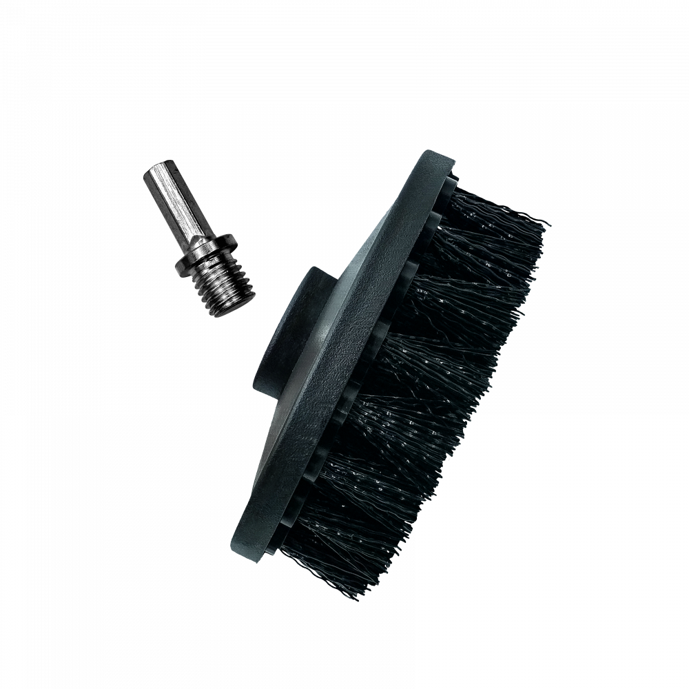 Perie medie textil cu adaptor bormasina Adbl, 125mm [1]