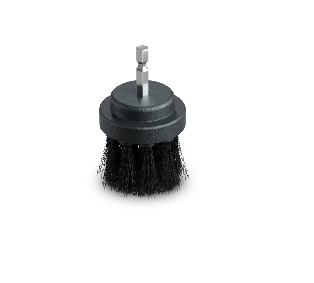 Perie medie textil cu adaptor bormasina Adbl Twister Medium, 50mm [3]