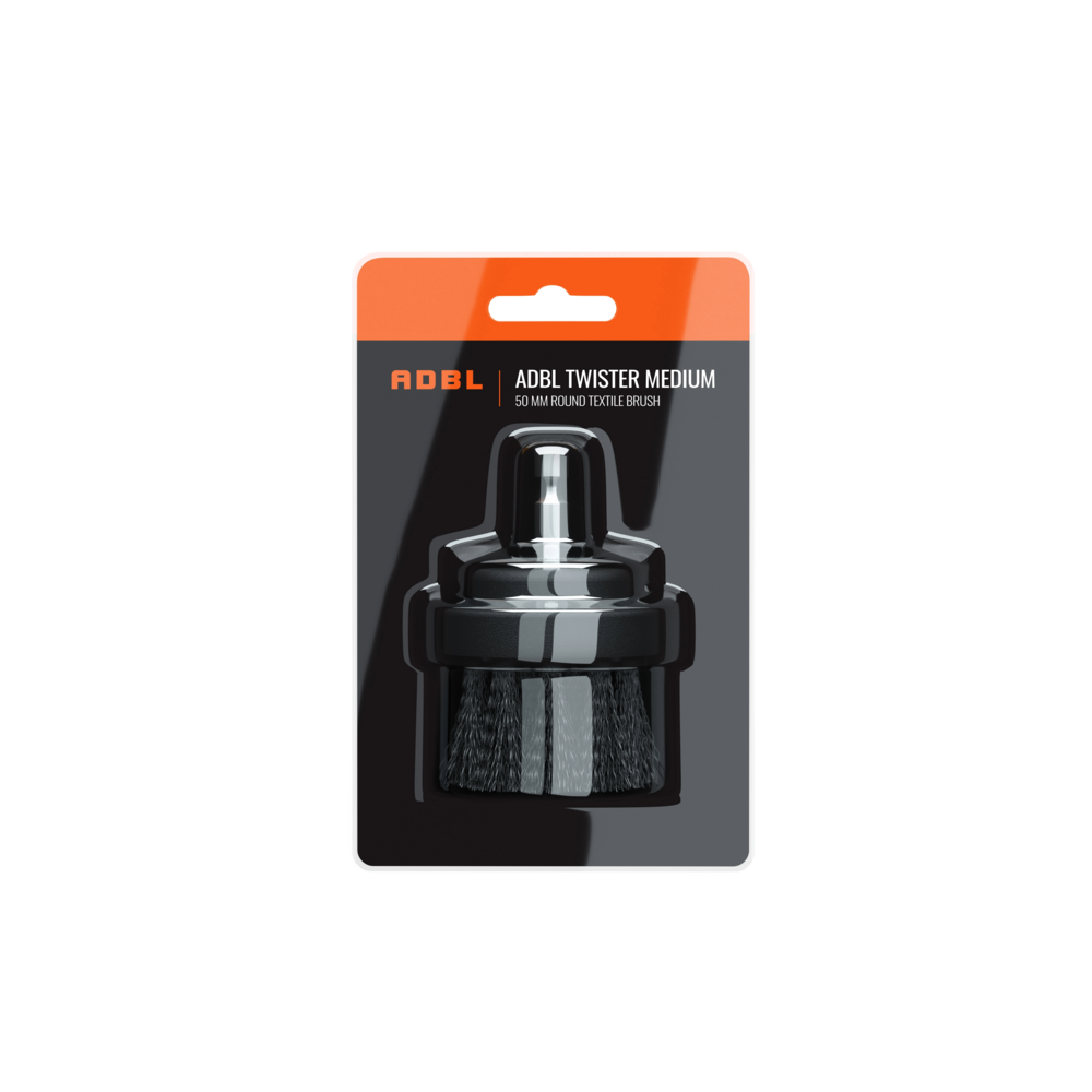 Perie medie textil cu adaptor bormasina Adbl Twister Medium, 50mm [1]