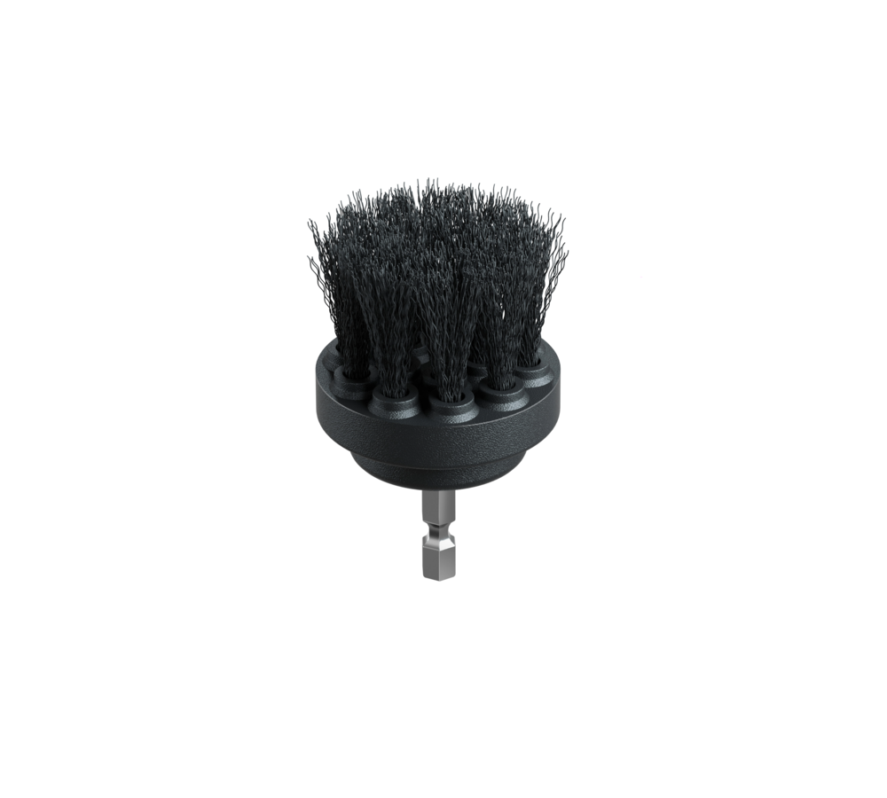 Perie medie textil cu adaptor bormasina Adbl Twister Medium, 50mm [2]