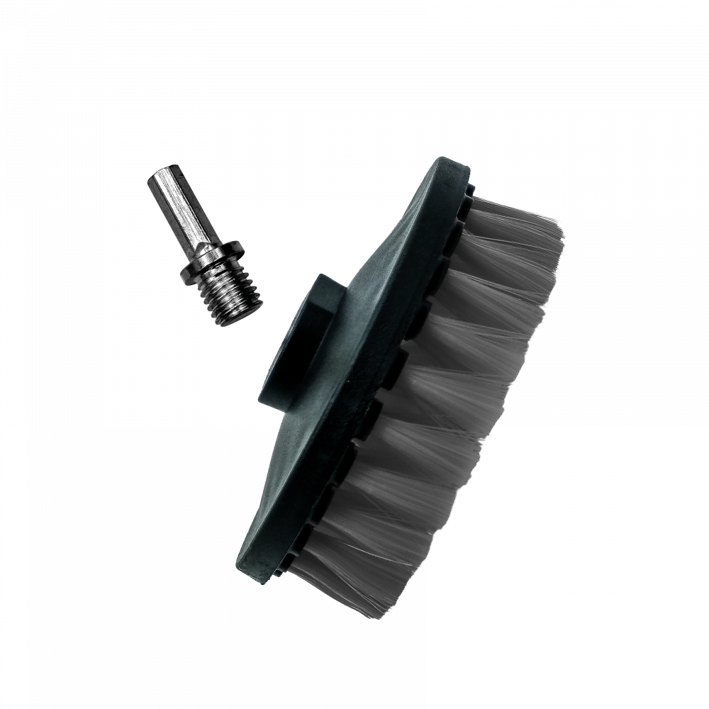 Perie piele cu adaptor bormasina Adbl Leather Twister, 125mm [1]