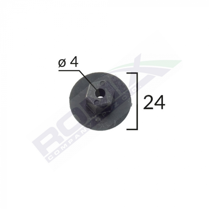 Piulita Multiple Utilizari Pentru Bmw/Citroen/Mercedes/Vw/Seat 4X24Mm - Negru Set 10 Buc [2]