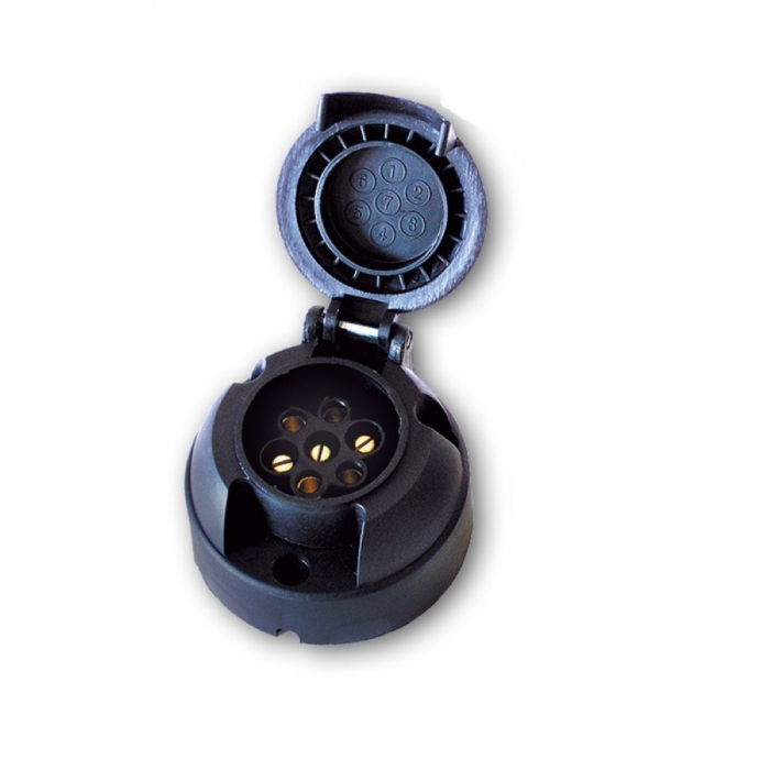 Priza 12V 7 Pini Mama Plastic Hico [1]
