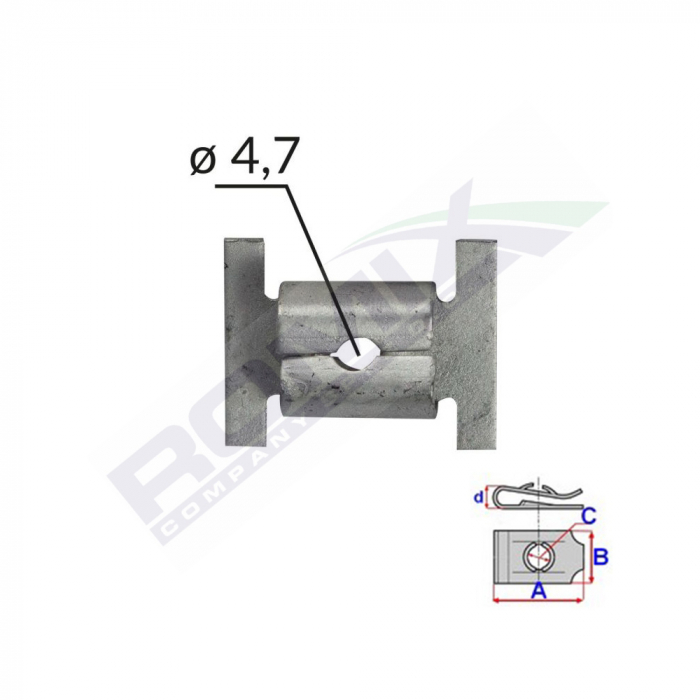 Priza Montare 12 X 14 Pentru Surub 4.7 Set 10 Buc [2]