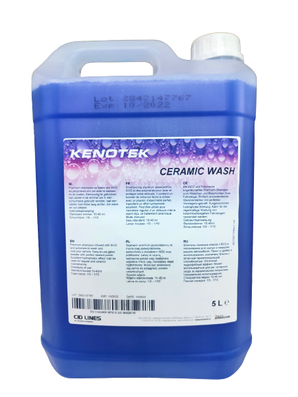 Sampon premium cu SiO2 Ceramic Wash Kenotek, 5 Litri [1]