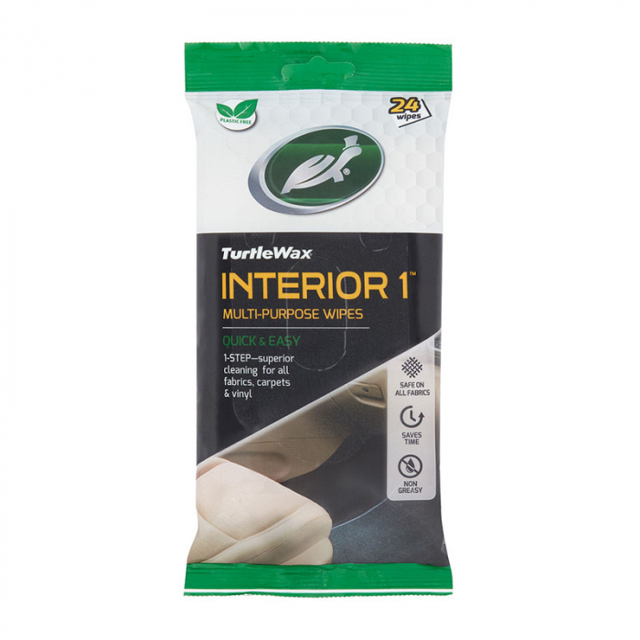 SERVETELE UMEDE AUTO PENTRU INTERIOR 25 BUC TURTLE WAX [1]