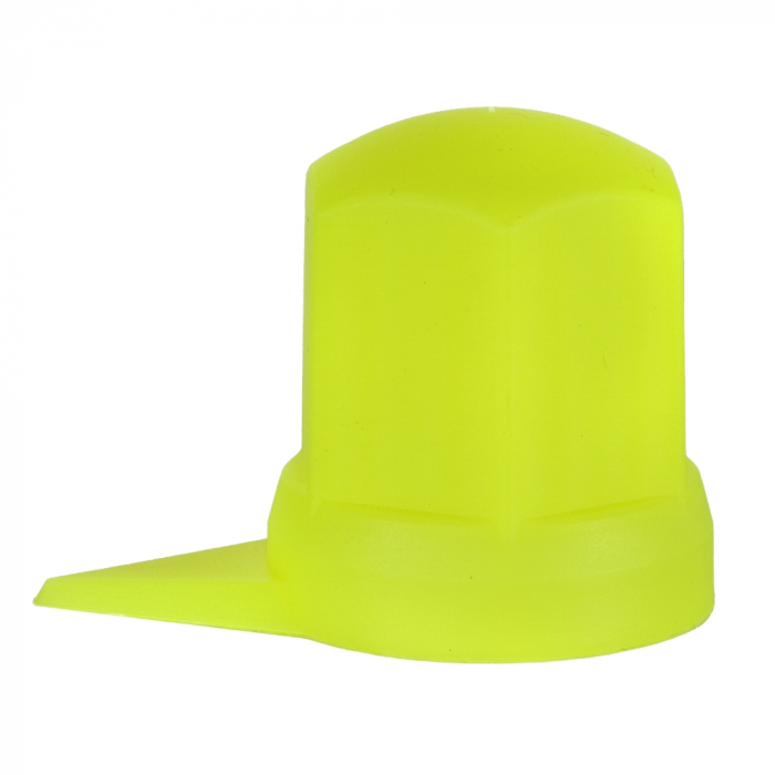 Set 10 Bucati Capac Plastic Pentru Prezon Roata Cu Indicator 33 Mm Neon Galben 54.5 Mm [2]