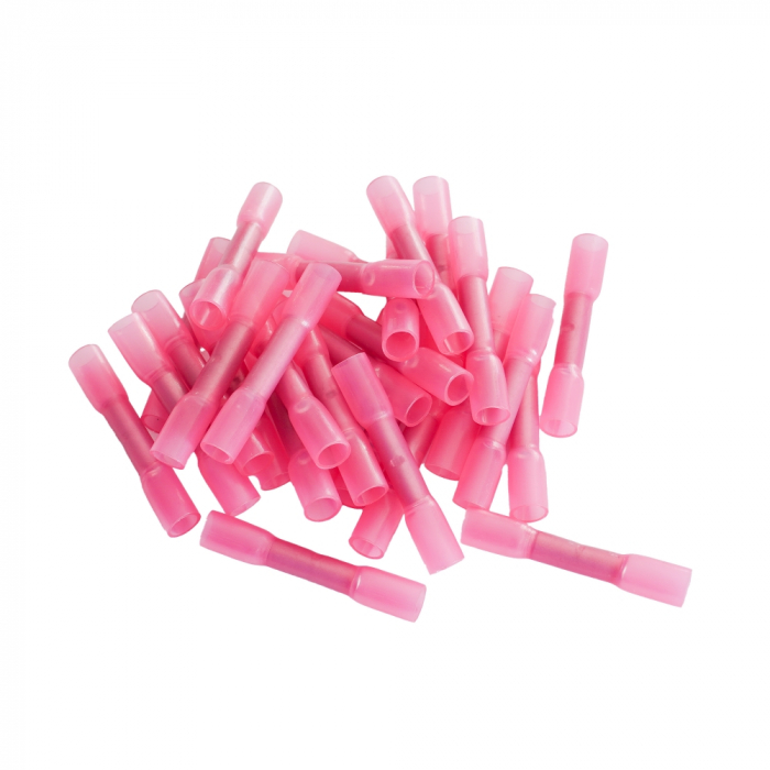Set 100 Mansoane Termocontractabile De Lipit Rosii 4Mm [2]