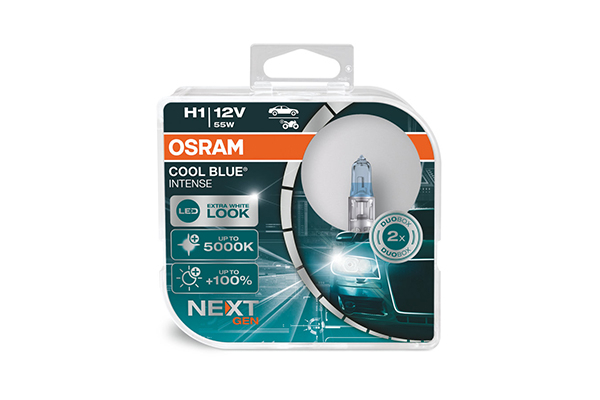 Set 2 Becuri 12V H1 55 W Cool Blue Intense Nextgen Osram [4]