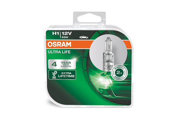 Set 2 Becuri 12V H1 55 W Ultra Life Osram [1]