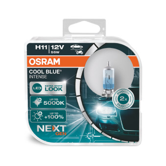 Set 2 Becuri 12V H11 55 W Cool Blue Intense Nextgen Osram [2]