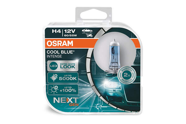 Set 2 Becuri 12V H4 60/55 W Cool Blue Intense Nextgen Osram [3]