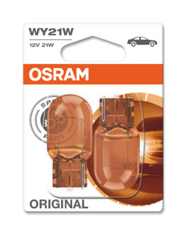 Set 2 Becuri 12V Wy21W Original Blister Osram [3]