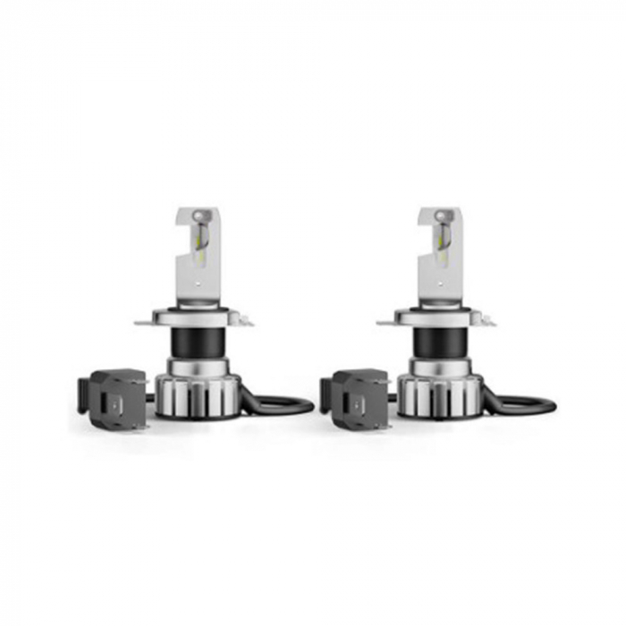 Set 2 Becuri Night Breaker Led Smart H4 +330% Cutie Service Omologare Rar [2]
