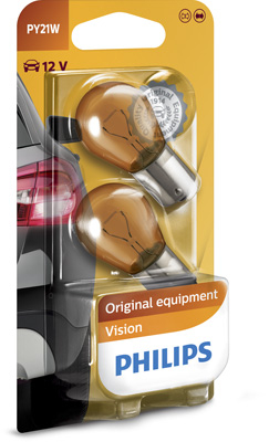 Set 2 Becuri Semnalizare Py21W 12V (Blister) Philips [2]