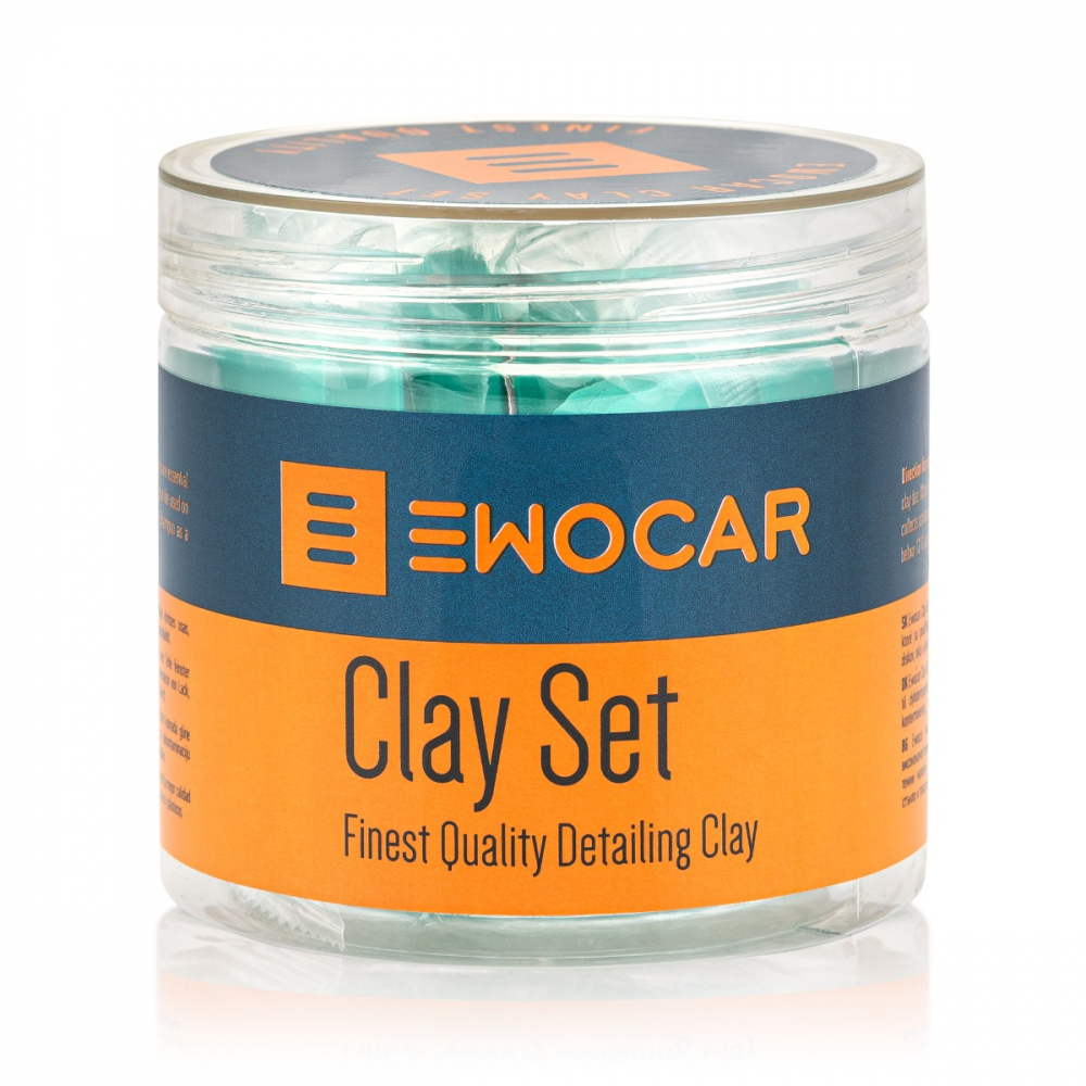 Set argilă medie decontaminare 4 bucăți, 200g, EWOCAR Clay Set [1]