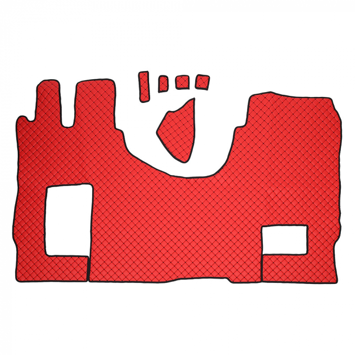 SET COVORASE PIELE ECOLOGICA TRUCK UMBRELLA PENTRU MERCEDES MP5 MP6 EURO 6 ROSU [2]