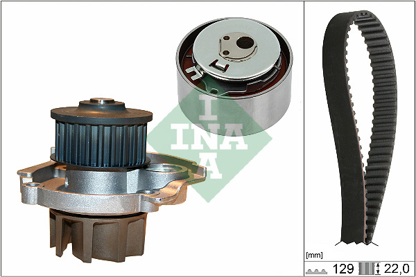 Set distributie + pompa de apa INA 530046230 [1]