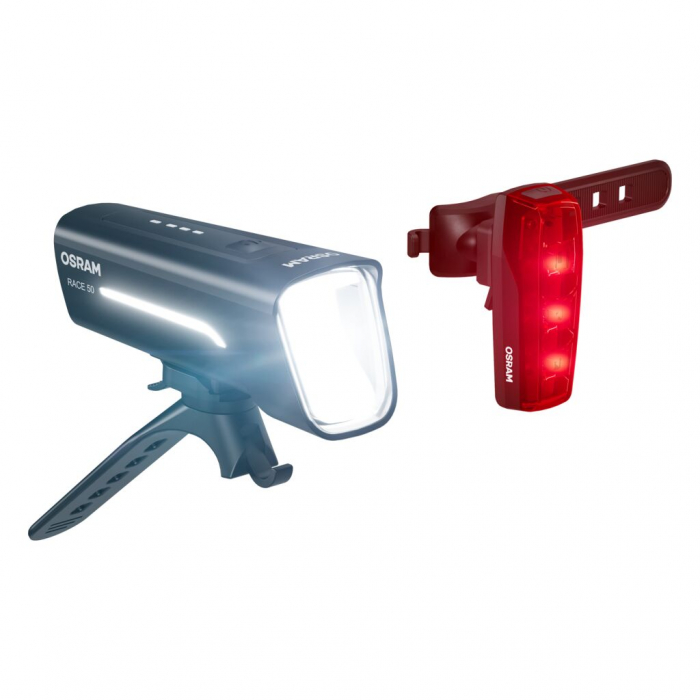 Set Far Si Stop Cu Led Pt Bicicleta 50Lx Osram [2]