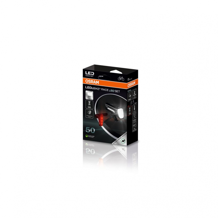 Set Far Si Stop Cu Led Pt Bicicleta 50Lx Osram [3]