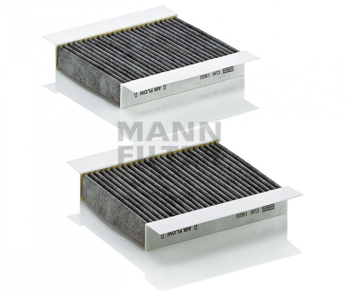 Set Filtre Habitaclu Carbon Activ Mann-Filter CUK1820-2 [1]