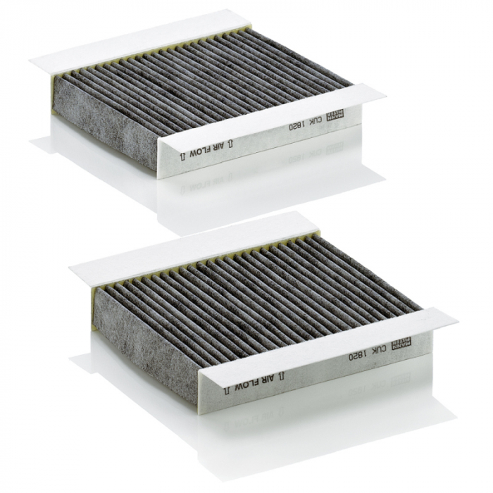Set Filtre Habitaclu Carbon Activ Mann-Filter CUK1820-2 [2]