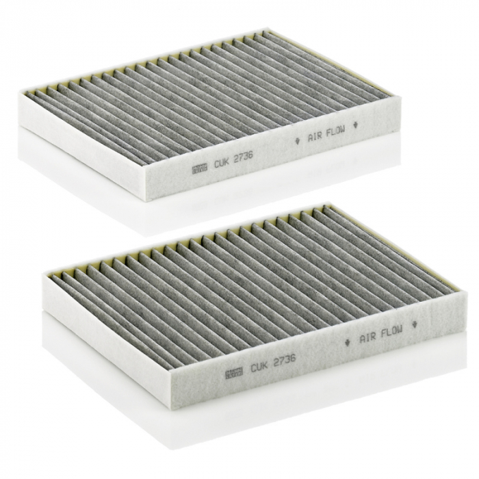 Set Filtre Habitaclu Carbon Activ Mann-Filter CUK2736-2 [1]