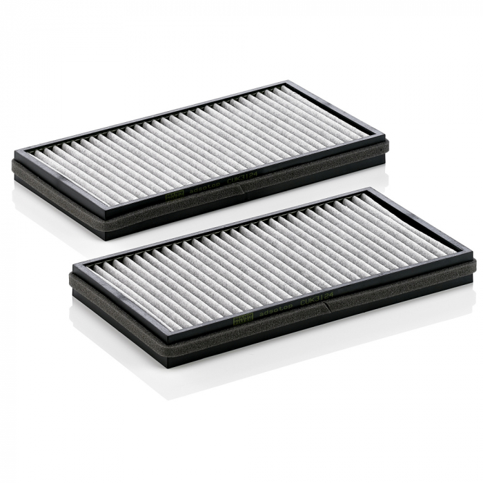Set Filtre Habitaclu Carbon Activ Mann-Filter CUK3124-2 [2]