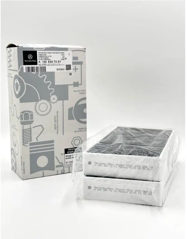 Set filtre habitaclu cu carbon activ OE Mercedes A1668307201 [1]