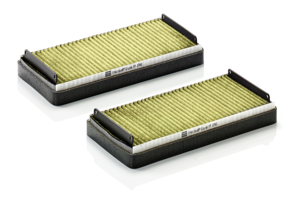Set filtre habitaclu cu polifenol Mann-Filter FP2745-2 [1]