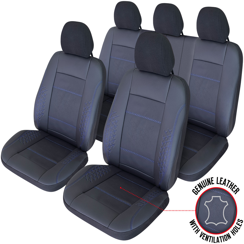 SET HUSE SCAUN EXCLUSIVE LEATHER ATLAS NEGRU UMB-B [1]