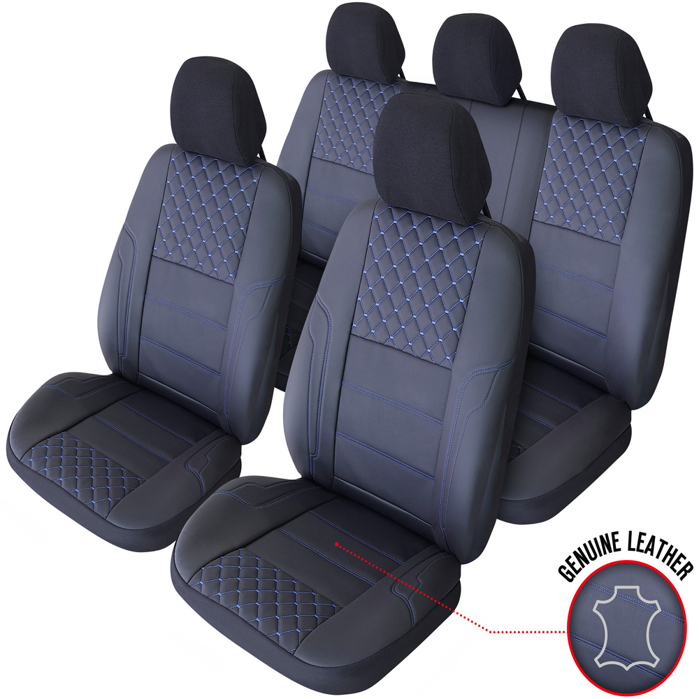 SET HUSE SCAUN EXCLUSIVE LEATHER QUEEN NEGRU UMB-B [1]