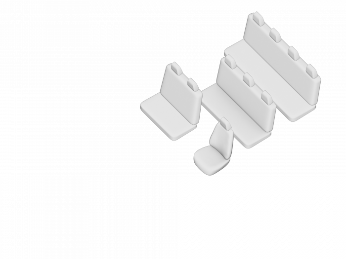 Set Huse Scaun Umbrella Pentru Ford Transit 9+1 Locuri 2006-2014 (Bancheta Fractionata) [2]