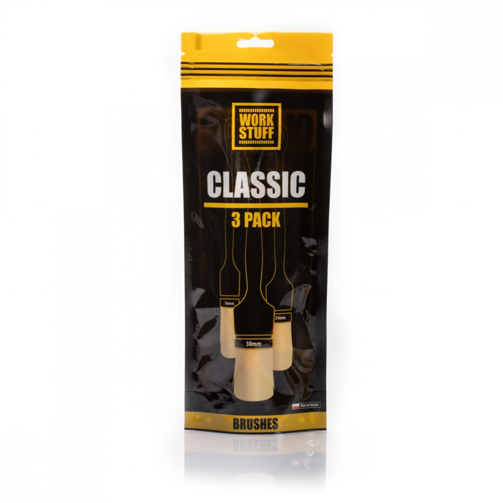 Set pensule detailing rotunde Work Stuff DETAILING BRUSH Classic 3 PACK [2]