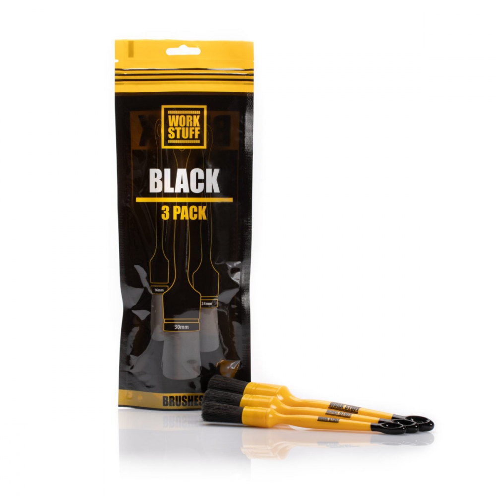 Set pensule detailing Work Stuff DETAILING BRUSH Black 3 PACK [1]