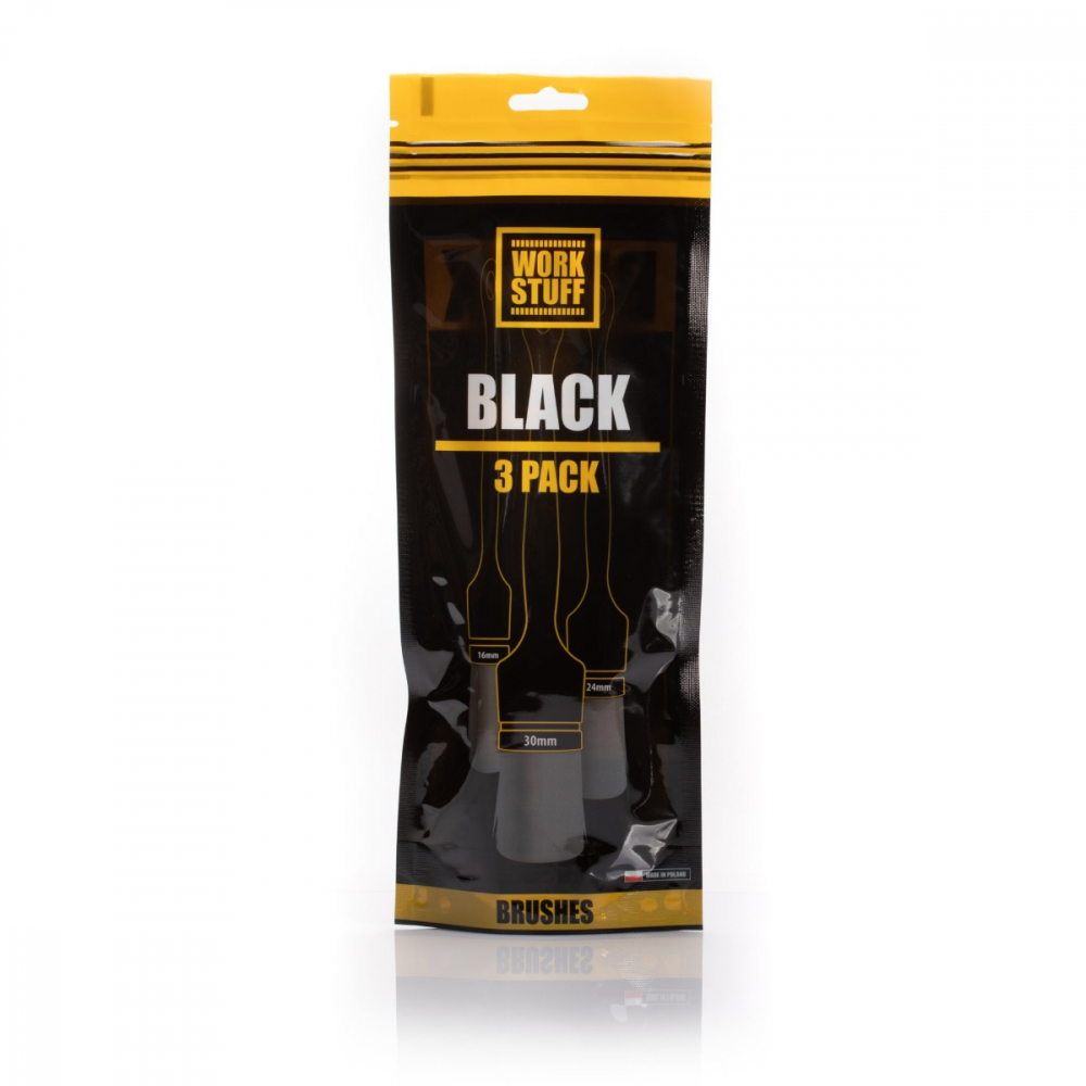 Set pensule detailing Work Stuff DETAILING BRUSH Black 3 PACK [2]