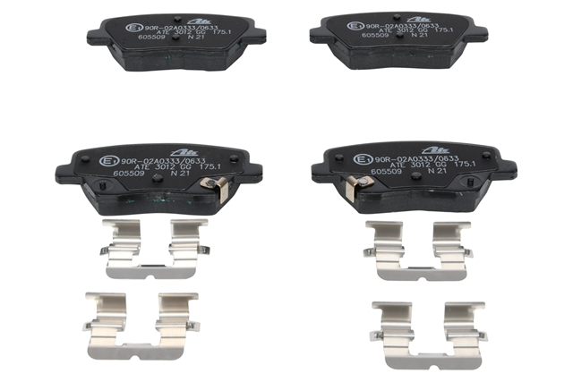 Set placute frana ATE 13.0460-5509.2 [1]