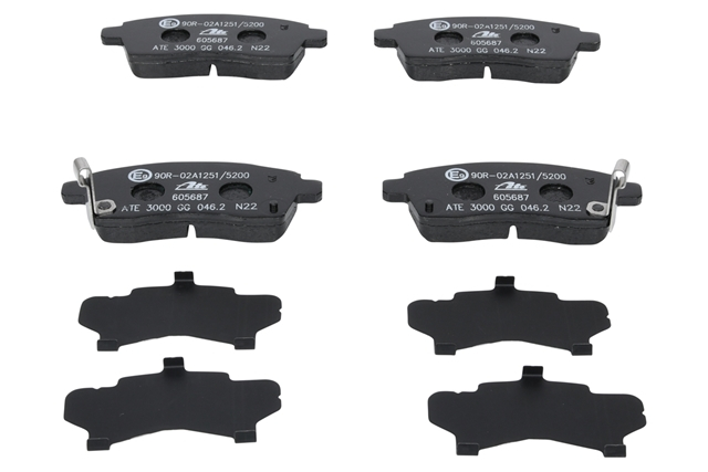 Set placute frana ATE 13.0460-5687.2 [1]