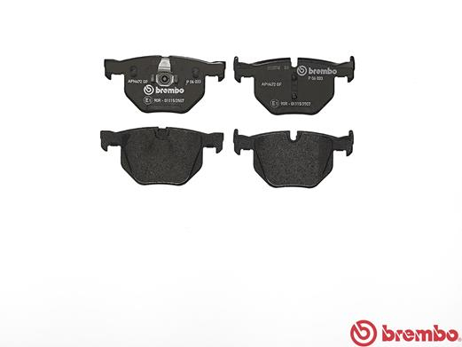 Placute frana BREMBO P06033 [1]