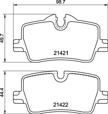 Placute frana BREMBO P06113 [2]