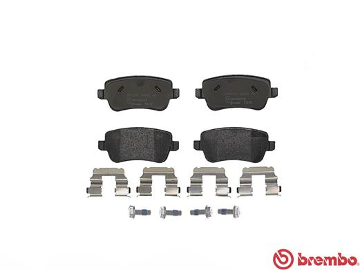 Placute frana BREMBO P23101 [1]