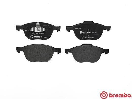 Placute frana BREMBO P24061 [2]