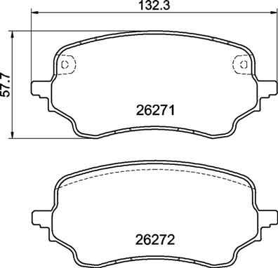 Placute frana BREMBO P24236 [1]