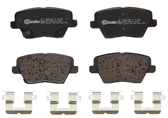 Placute frana BREMBO P30109 [2]