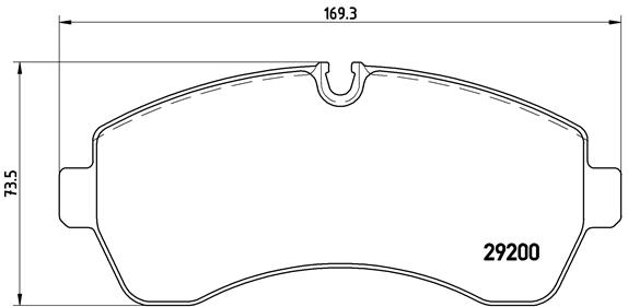 Placute frana BREMBO P50059 [2]