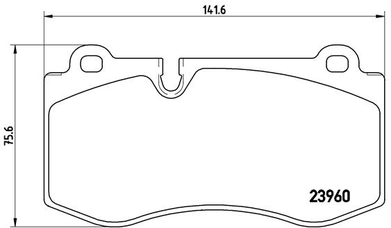 Placute frana BREMBO P50074 [1]