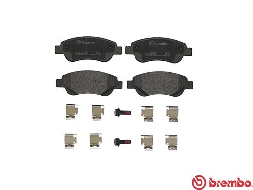 Placute frana BREMBO P61081 [2]