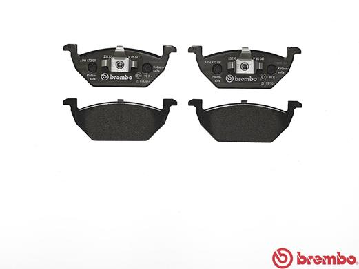 Placute frana BREMBO P85041 [2]