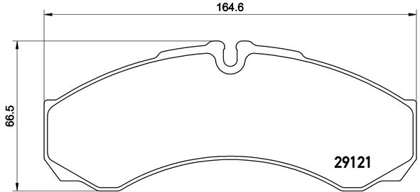 Placute frana BREMBO PA6017 [1]