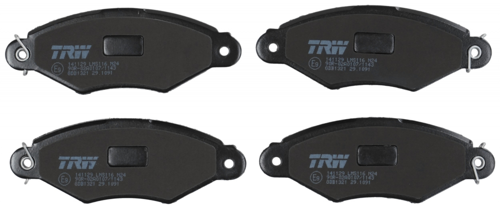 Set placute frana fata TRW GDB1321 [4]